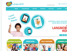 Tablet Screenshot of langmobile.com